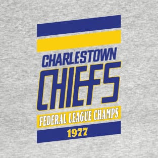 Slap Shot Charleston Chiefs Hockey 1977 T-Shirt